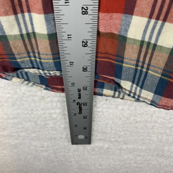 Pendleton Seaside Shirt Men Large Multicolor Plaid Short Sleeve Button-Down 8415 - Picture 5 of 7